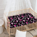 Emo Shoes Pattern Print Baby Crib Sheet