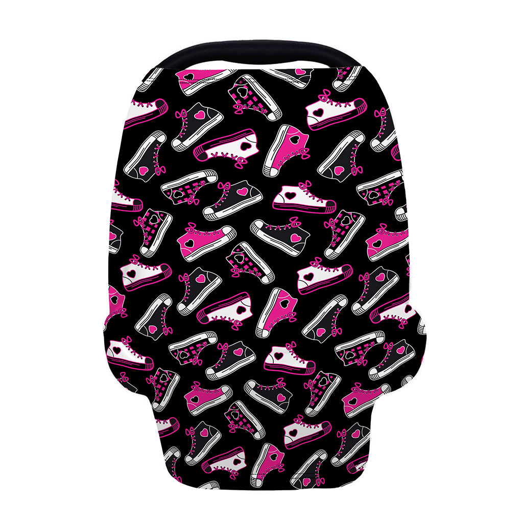 Emo Shoes Pattern Print Baby Seat Cover