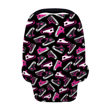 Emo Shoes Pattern Print Baby Seat Cover