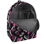 Emo Shoes Pattern Print Backpack