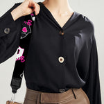 Emo Shoes Pattern Print Bag Strap