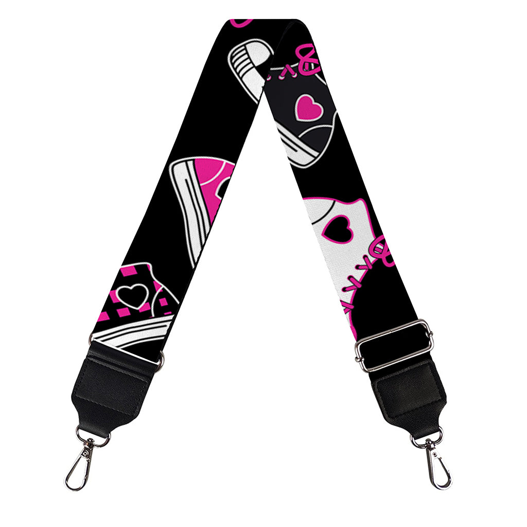 Emo Shoes Pattern Print Bag Strap