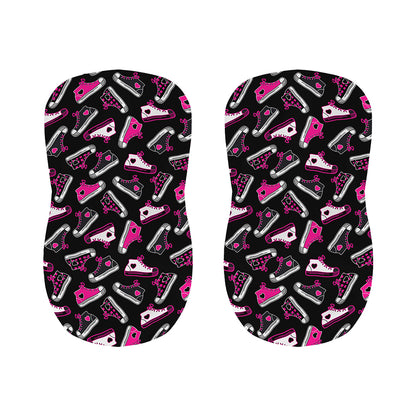 Emo Shoes Pattern Print Bar Stool Covers