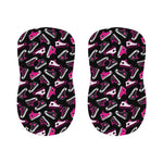 Emo Shoes Pattern Print Bar Stool Covers