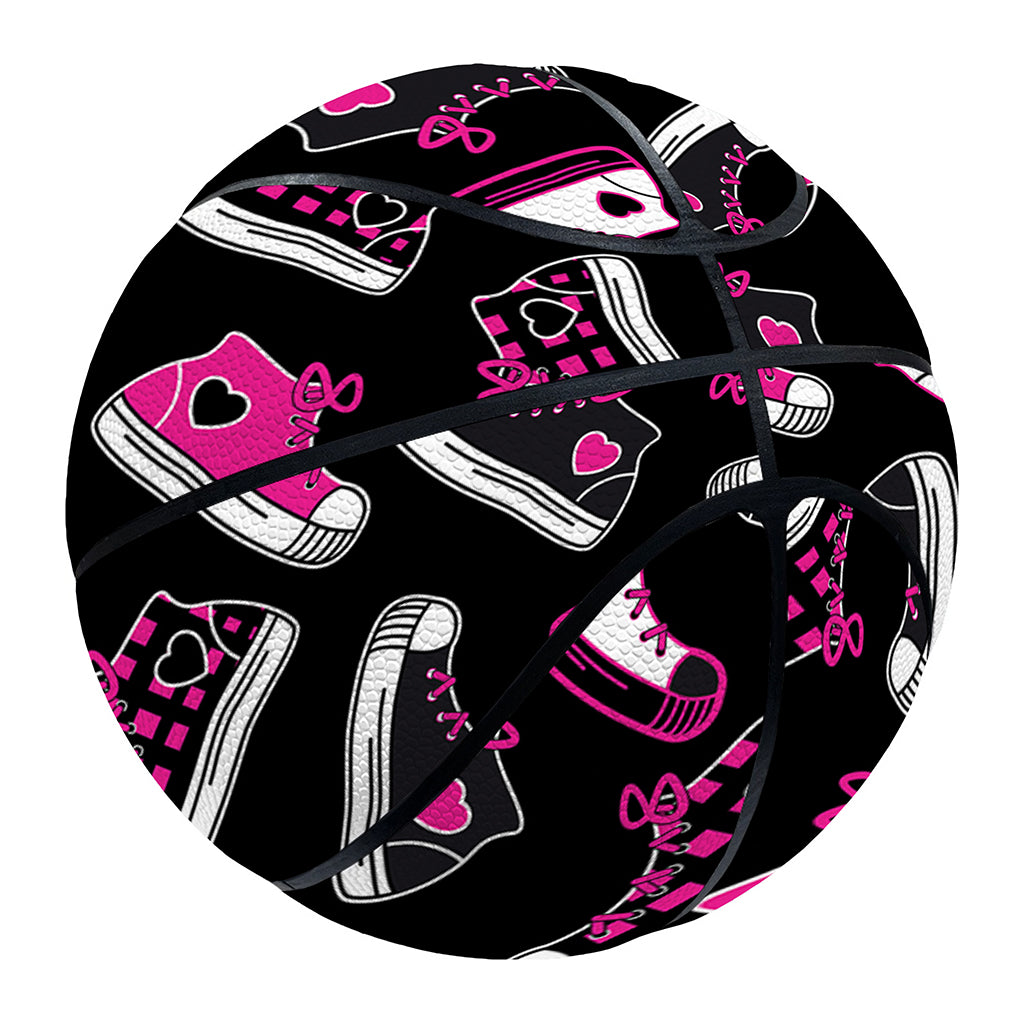 Emo Shoes Pattern Print Basketball