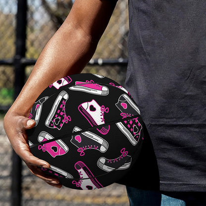 Emo Shoes Pattern Print Basketball