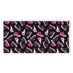 Emo Shoes Pattern Print Beach Towel