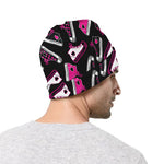 Emo Shoes Pattern Print Beanie