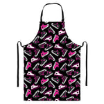 Emo Shoes Pattern Print Bib Apron With Pocket