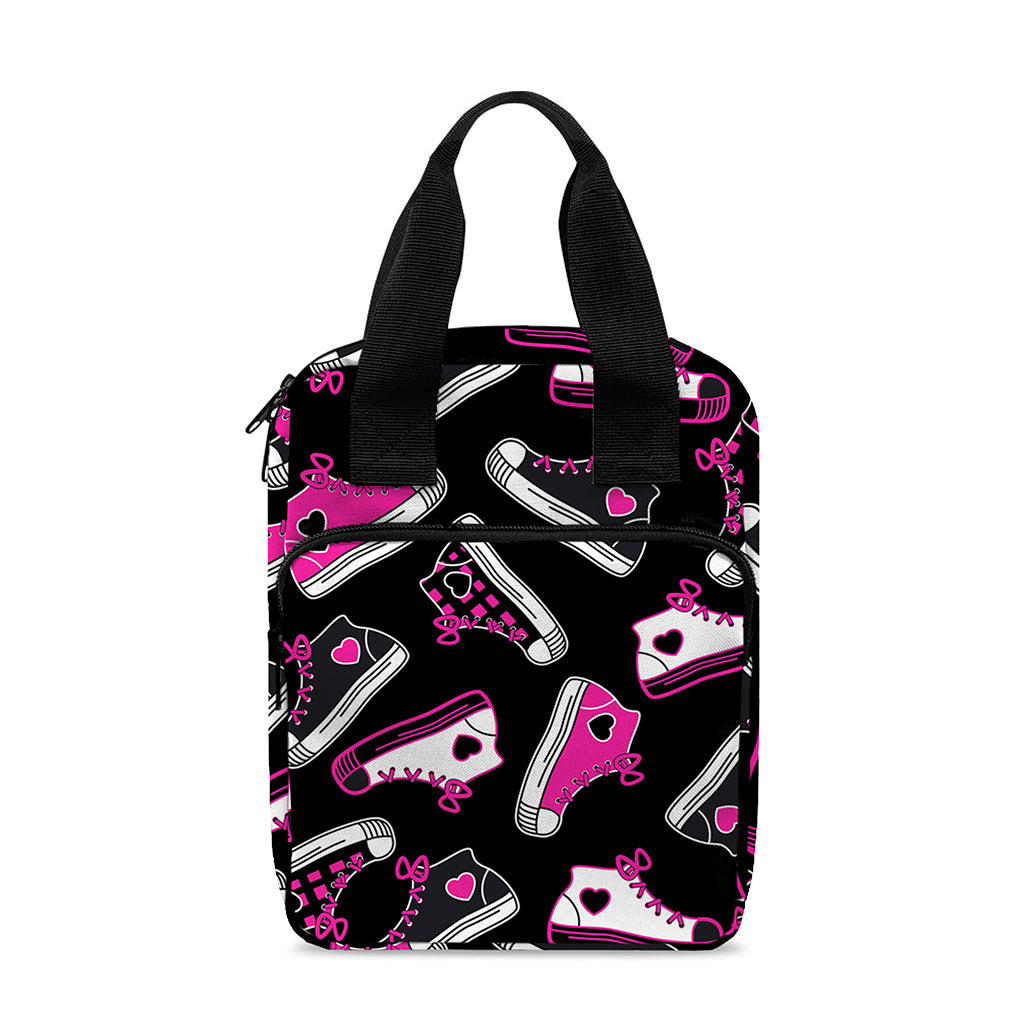 Emo Shoes Pattern Print Bible Tote Bag