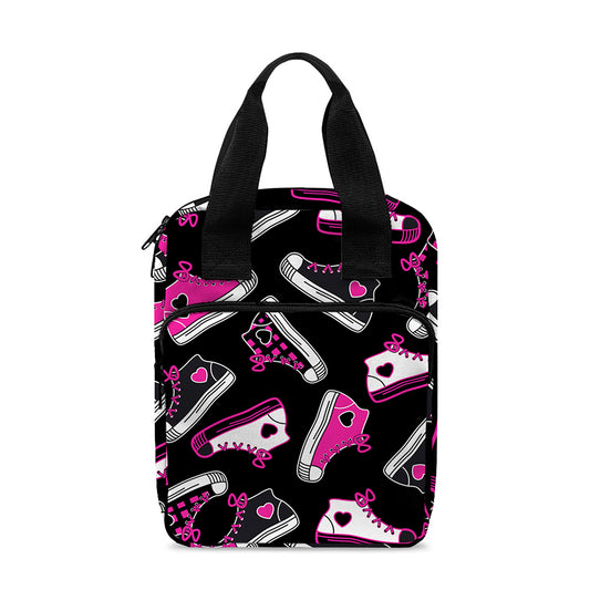 Emo Shoes Pattern Print Bible Tote Bag