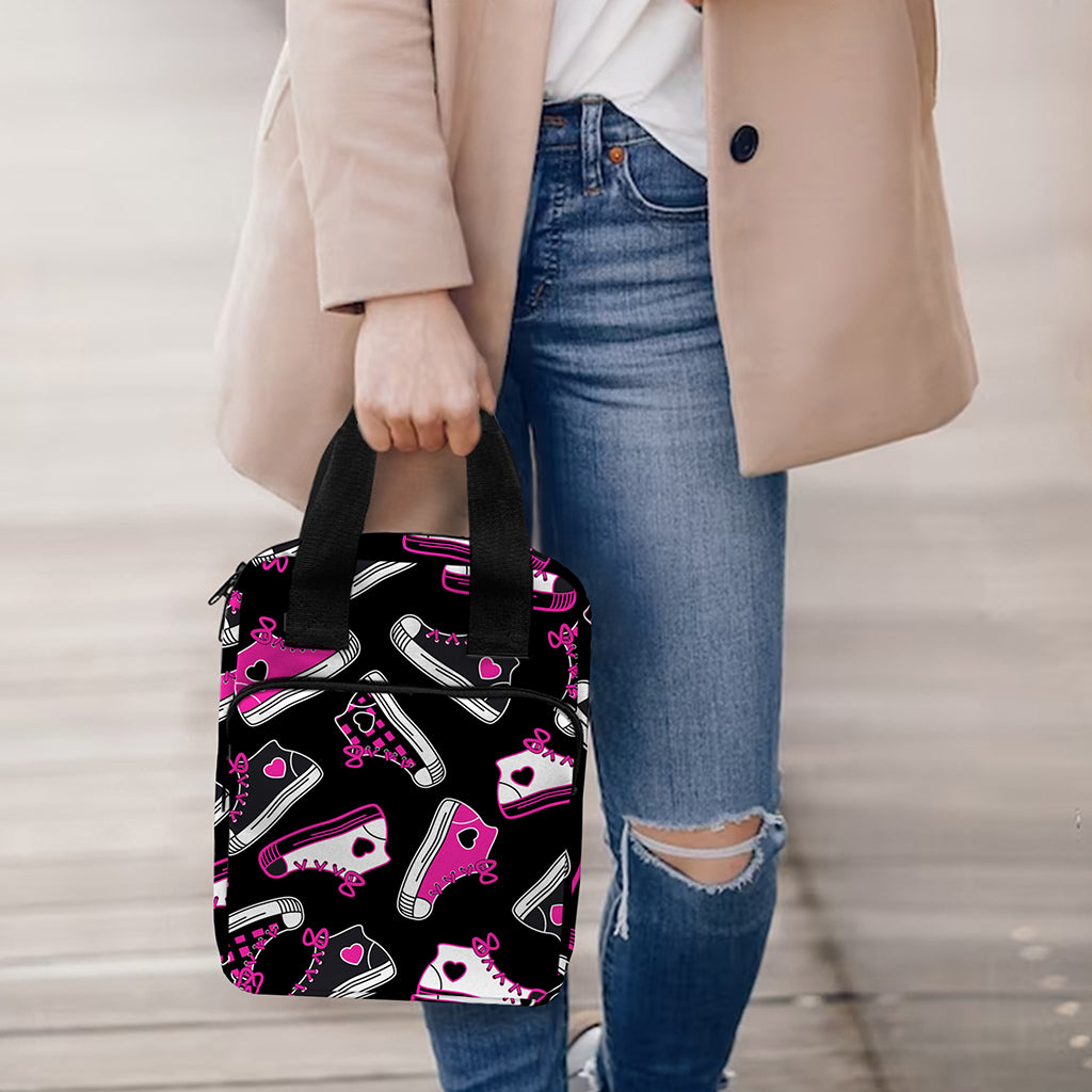 Emo Shoes Pattern Print Bible Tote Bag