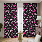 Emo Shoes Pattern Print Blackout Pencil Pleat Curtains