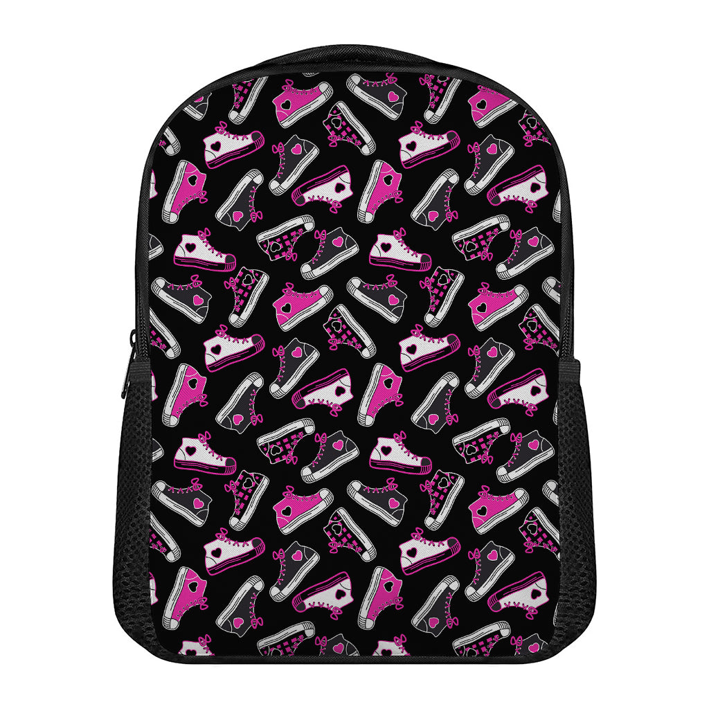 Emo Shoes Pattern Print Casual Backpack