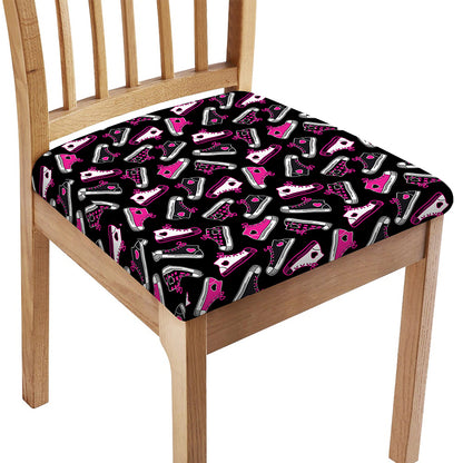 Emo Shoes Pattern Print Chair Cushion Cover