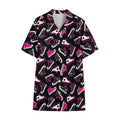 Emo Shoes Pattern Print Cotton Hawaiian Shirt