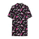 Emo Shoes Pattern Print Cotton Hawaiian Shirt