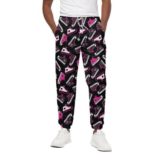 Emo Shoes Pattern Print Cotton Pants