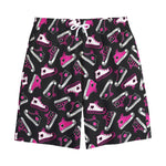 Emo Shoes Pattern Print Cotton Shorts
