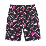 Emo Shoes Pattern Print Cotton Shorts