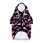 Emo Shoes Pattern Print Dog Zip Up Hoodie