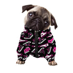 Emo Shoes Pattern Print Dog Zip Up Jacket