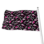 Emo Shoes Pattern Print Flag