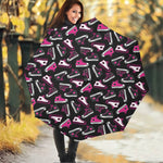 Emo Shoes Pattern Print Foldable Umbrella