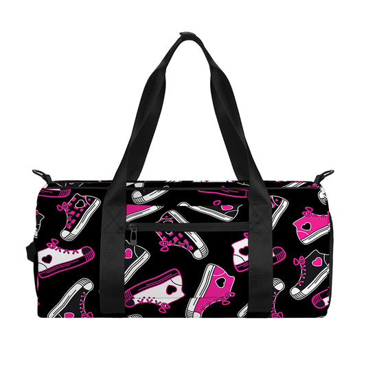 Emo Shoes Pattern Print Gym Bag