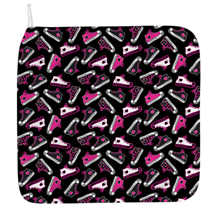 Emo Shoes Pattern Print Hand Towel