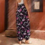 Emo Shoes Pattern Print Harem Pants