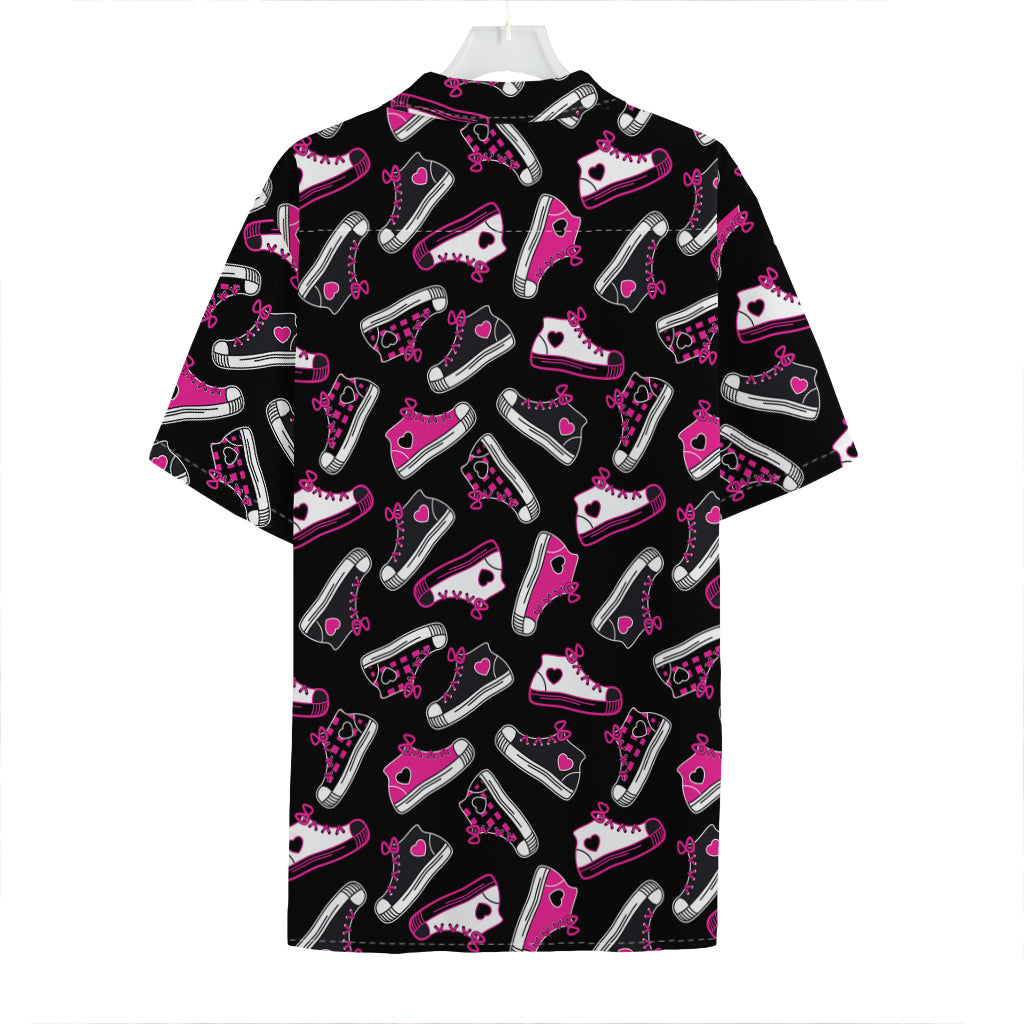 Emo Shoes Pattern Print Hawaiian Shirt
