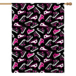 Emo Shoes Pattern Print House Flag