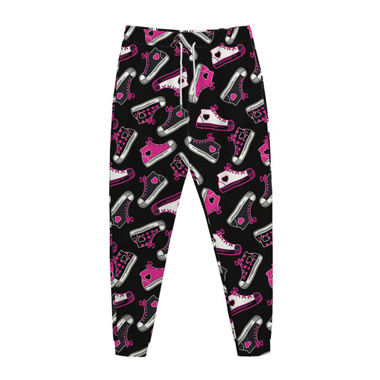 Emo Shoes Pattern Print Jogger Pants