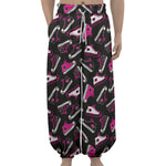 Emo Shoes Pattern Print Lantern Pants