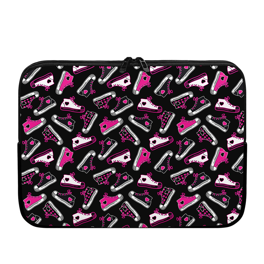 Emo Shoes Pattern Print Laptop Sleeve