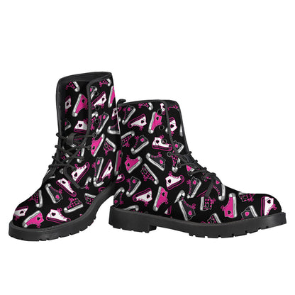 Emo Shoes Pattern Print Backpack