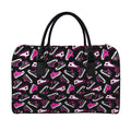 Emo Shoes Pattern Print Leather Duffel Bag