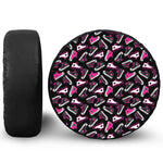 Emo Shoes Pattern Print Leather Spare Tire Cover