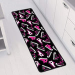 Emo Shoes Pattern Print Long Kitchen Mat