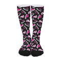 Emo Shoes Pattern Print Long Socks