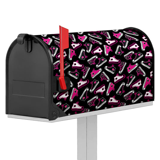 Emo Shoes Pattern Print Mailbox Cover