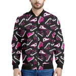 Emo Shoes Pattern Print Men's Bomber Jacket