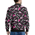 Emo Shoes Pattern Print Men's Bomber Jacket