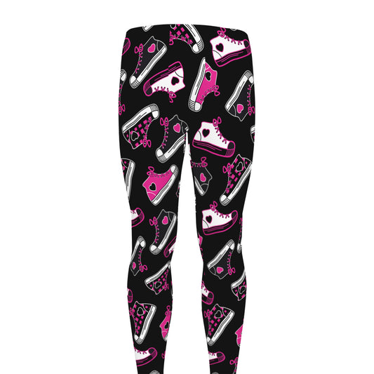 Emo Shoes Pattern Print Men's leggings