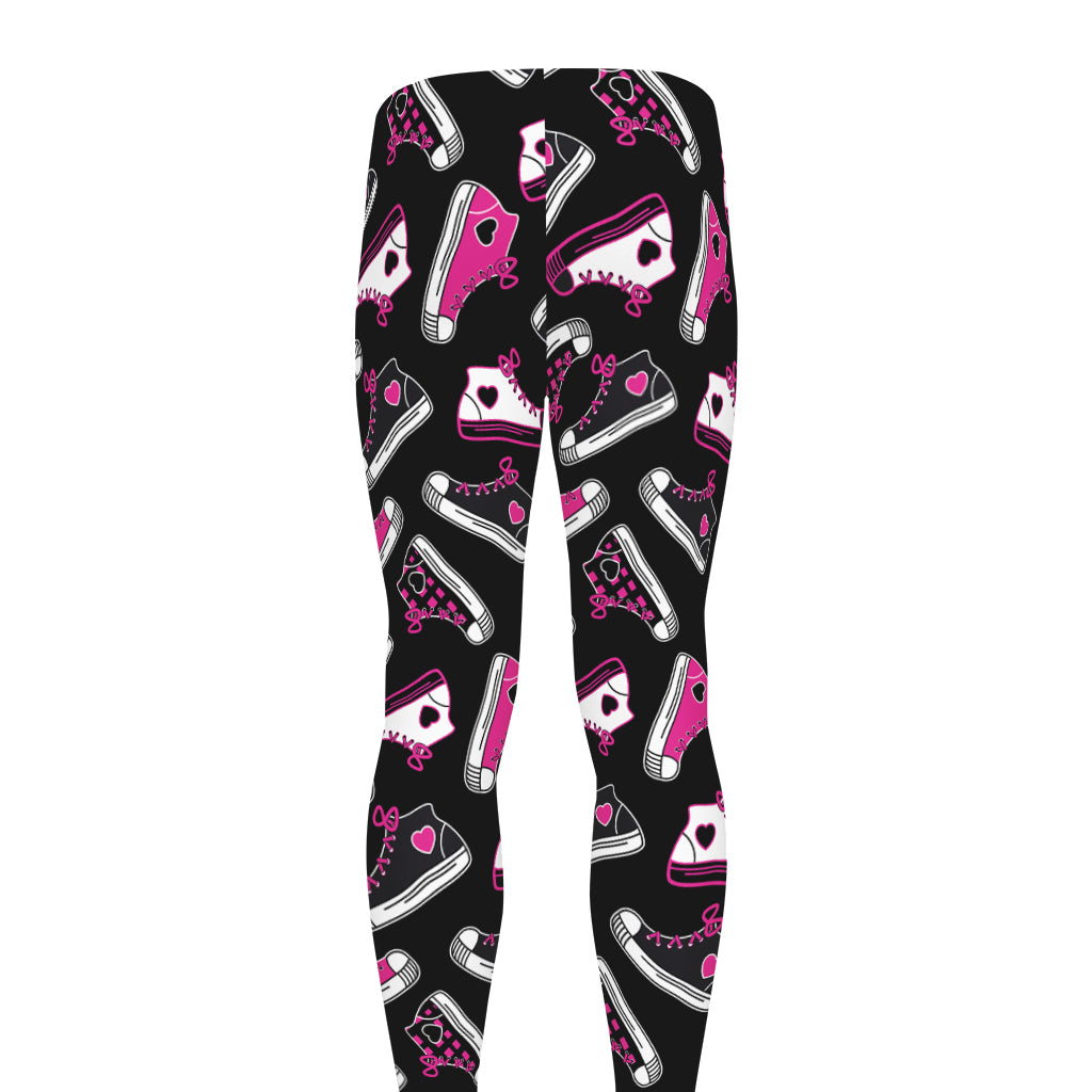 Emo Shoes Pattern Print Men's leggings
