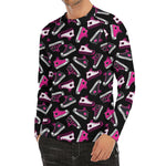 Emo Shoes Pattern Print Men's Long Sleeve Rash Guard