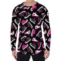 Emo Shoes Pattern Print Men's Long Sleeve T-Shirt