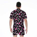 Emo Shoes Pattern Print Men's Rompers