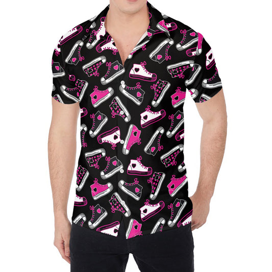 Emo Shoes Pattern Print Men's Shirt